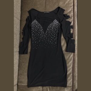 Symphony Black Casual Dress XS